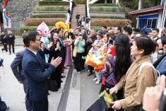 谅山迎来2026年首个“开门红”中国入境旅游团