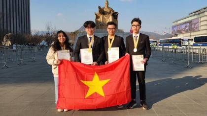 越南4名学生获得世界发明创意奥林匹克大会金牌