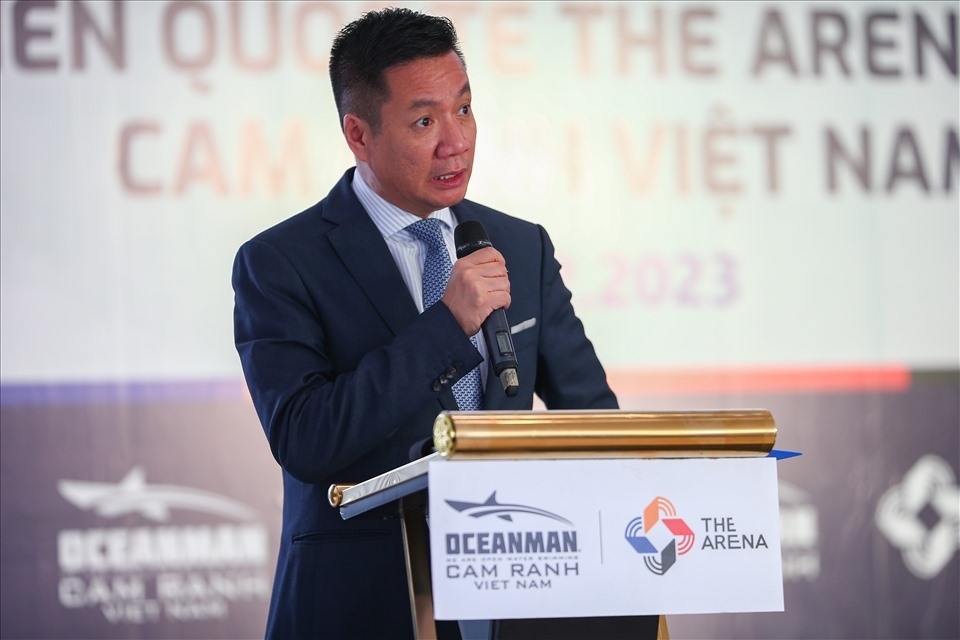 Bản in : 越南首次在庆和金兰湾举办海上国际游泳锦标赛 | Vietnam+ (VietnamPlus)