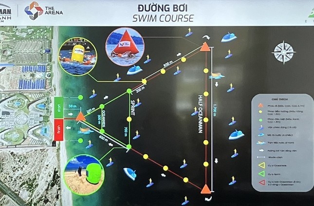 Bản in : 越南首次在庆和金兰湾举办海上国际游泳锦标赛 | Vietnam+ (VietnamPlus)