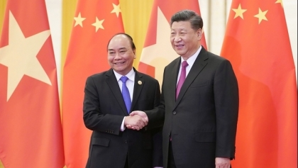 中国领导人向越南国家主席与总理致贺电