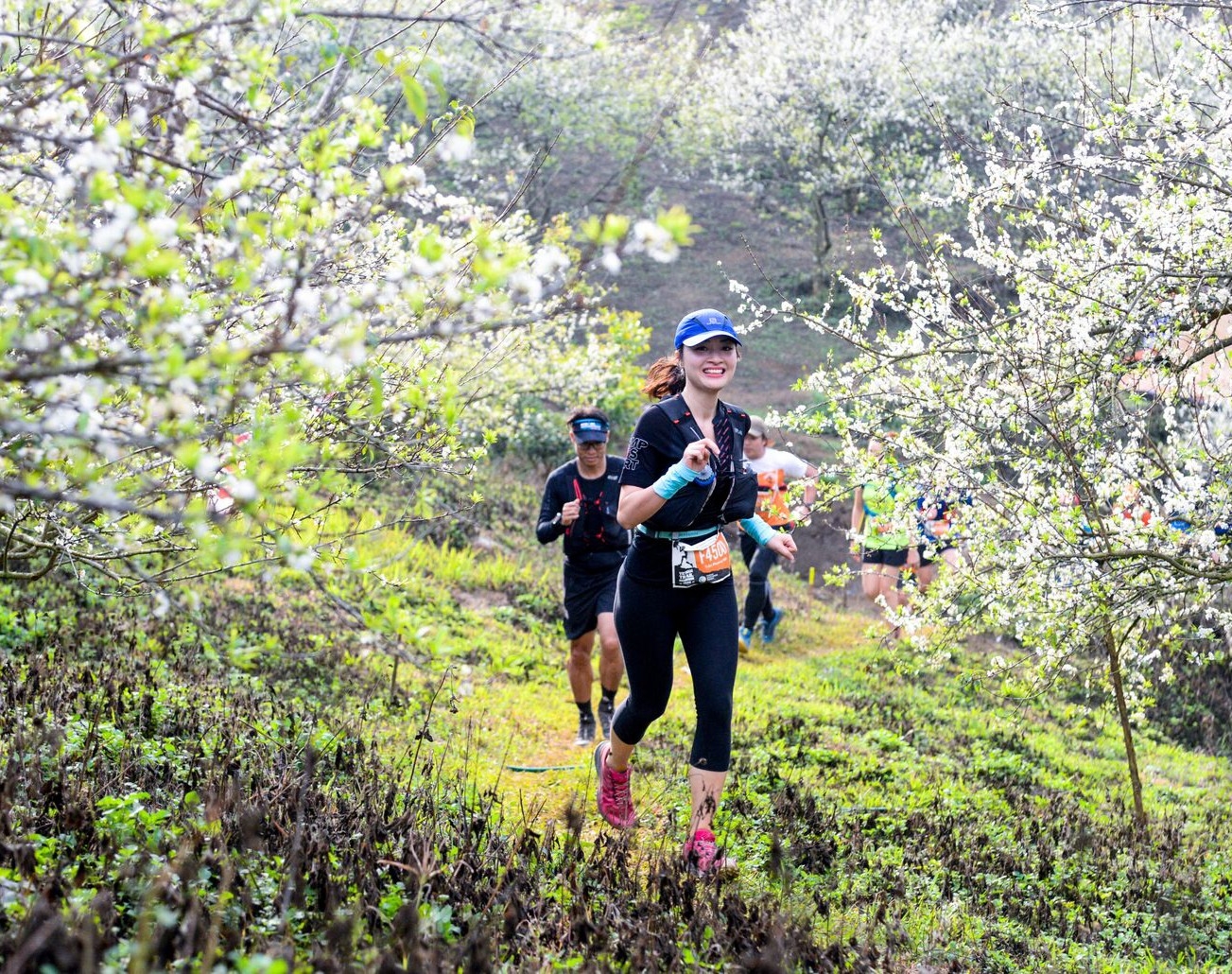 越南越野马拉松赛在山罗省木州县举行。(图:sggp.org.vn) 越南越野马拉松赛在山罗省木州县举行。(图:sggp.org.vn)