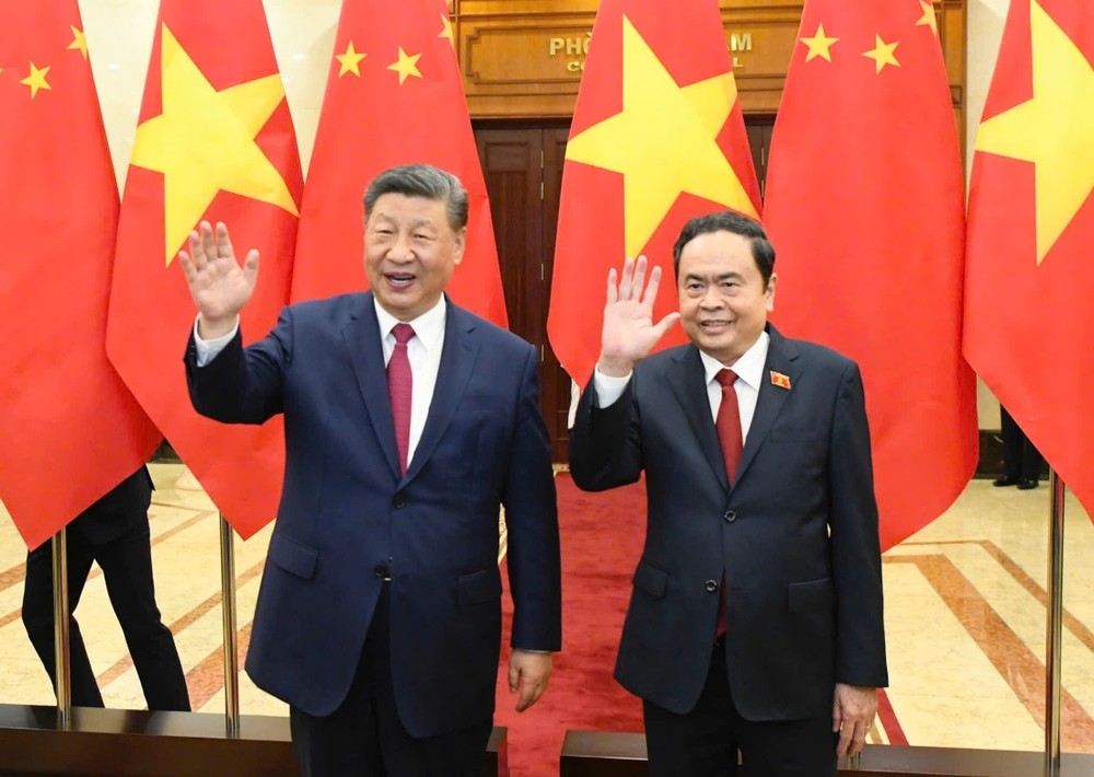 越南国会主席陈青敏会见中共中央总书记、国家主席习近平 越南国会主席陈青敏会见中共中央总书记、国家主席习近平