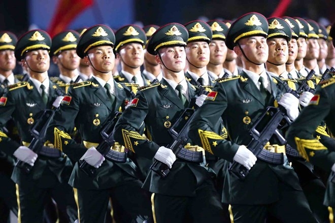 纪念南方解放、国家统一50周年的国家级阅兵式和群众游行彩排举行 纪念南方解放、国家统一50周年的国家级阅兵式和群众游行彩排举行