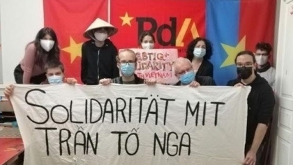 瑞士劳动党声援越南橙毒剂/二恶英受害者