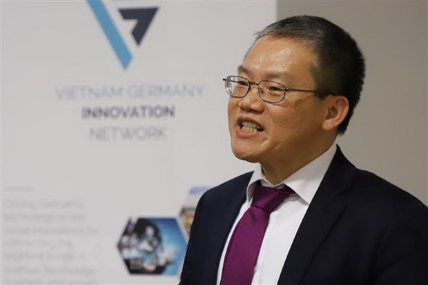 越德创新网络主席阮春侹（图：越通社）