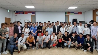 提高在韩国昌原市越南劳工的法律知识