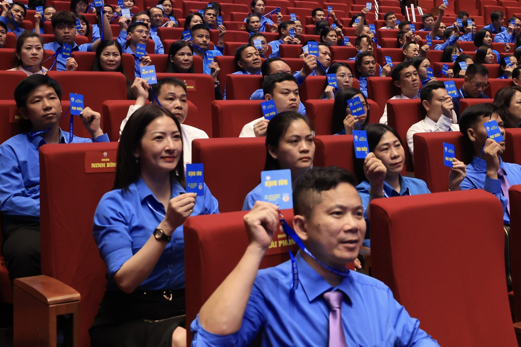 越南工会第十四次全国代表大会将选举产生新一届执行委员会135名委员 Đại biểu dự Đại hội XIV Công đoàn Việt Nam nhiệm kỳ 2026 - 2031. Ảnh: Hải Nguyễn.