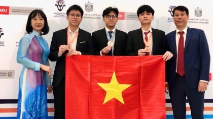 越南参加2023年国际生物学奥林匹克竞赛的3名学生全部获奖