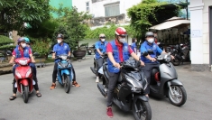 胡志明市成立志愿送货员团队