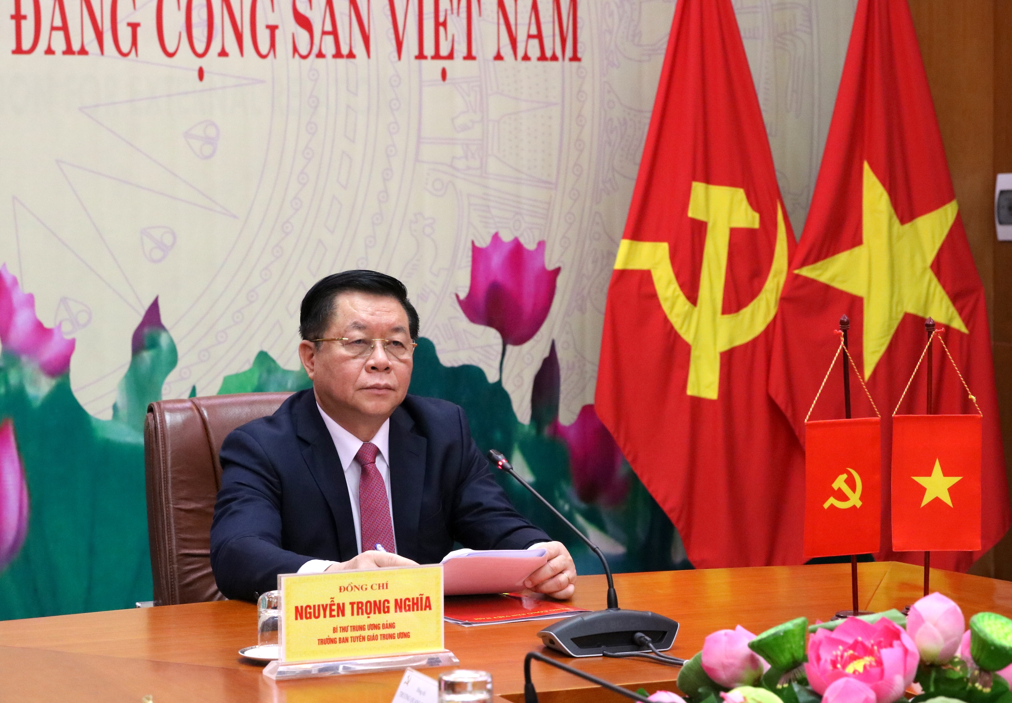 越共中央书记处书记、中央宣教部部长阮仲义