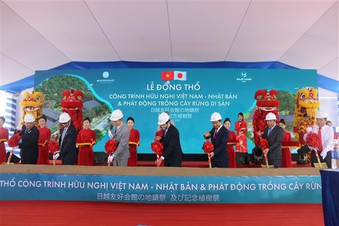Bản in : 隆安省越日友谊之家正式开工建设 | Vietnam+ (VietnamPlus)