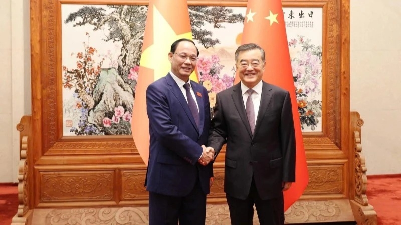 越南国会与中国全国人大之间的合作取得许多积极成果 越南国会与中国全国人大之间的合作取得许多积极成果