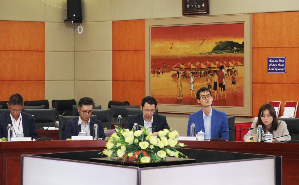 中国台湾企业考察团感谢海防市经济区管委会的关注，并表达了对海防市发展的印象。（图：互联网）