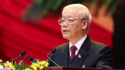 越共中央总书记阮富仲致电祝贺习近平再次当选中共中央委员会总书记