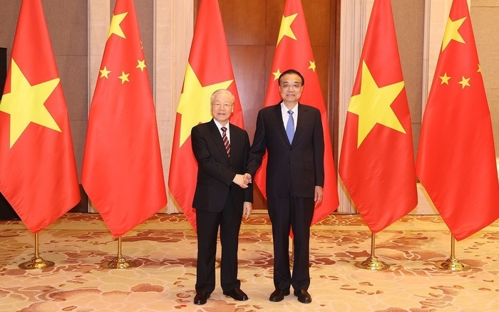 Bản in : 越共中央总书记阮富仲会见中国国务院总理李克强 | Vietnam+ (VietnamPlus)