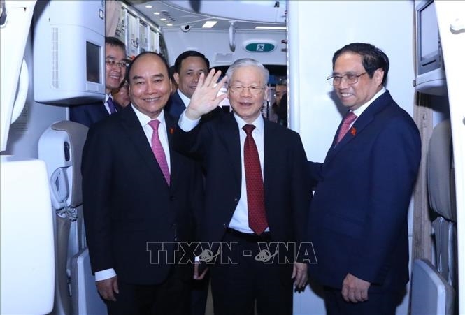 Bản in : 越共中央总书记阮富仲圆满结束对中国的正式访问 | Vietnam+ (VietnamPlus)