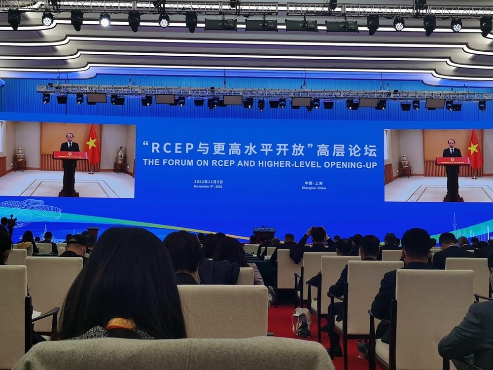 Bản in : 越南政府副总理黎文成出席并通过视频方式在“RCEP与更高水平开放”高层论坛上致辞 | Vietnam+ (VietnamPlus)