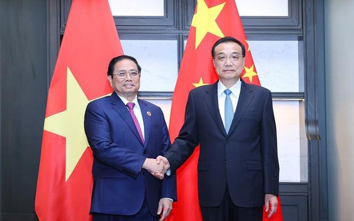 Bản in : 范明政总理会见中国国务院总理李克强 | Vietnam+ (VietnamPlus)