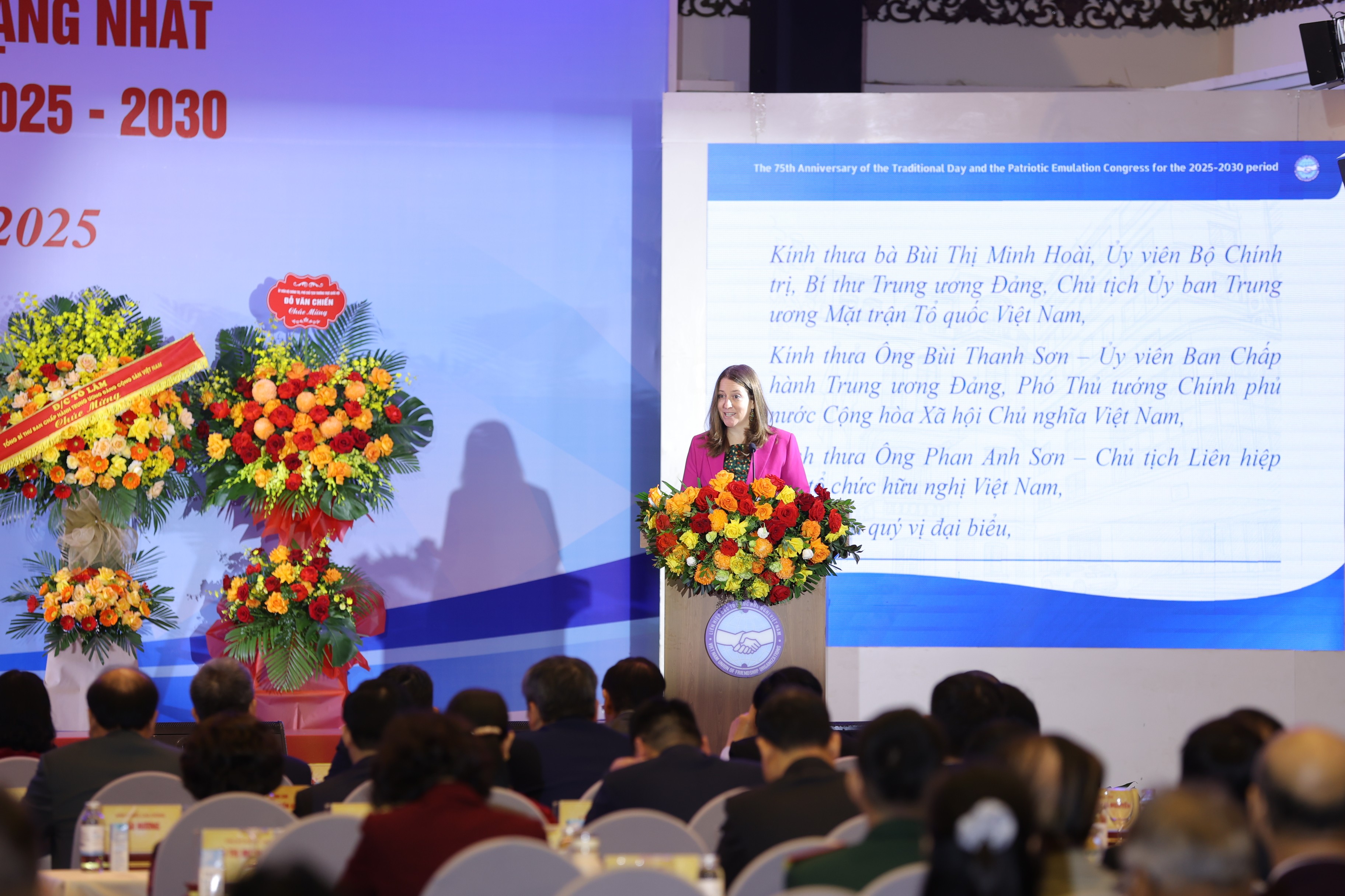 Liên hiệp các tổ chức hữu nghị Việt Nam kỷ niệm 75 năm Ngày Truyền thống và Đại hội Thi đua yêu nước giai đoạn 2025 - 2030