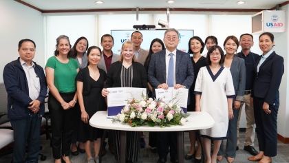 美国国际开发署与韩国国际协力机构与越南携手应对气候变化和保护环境