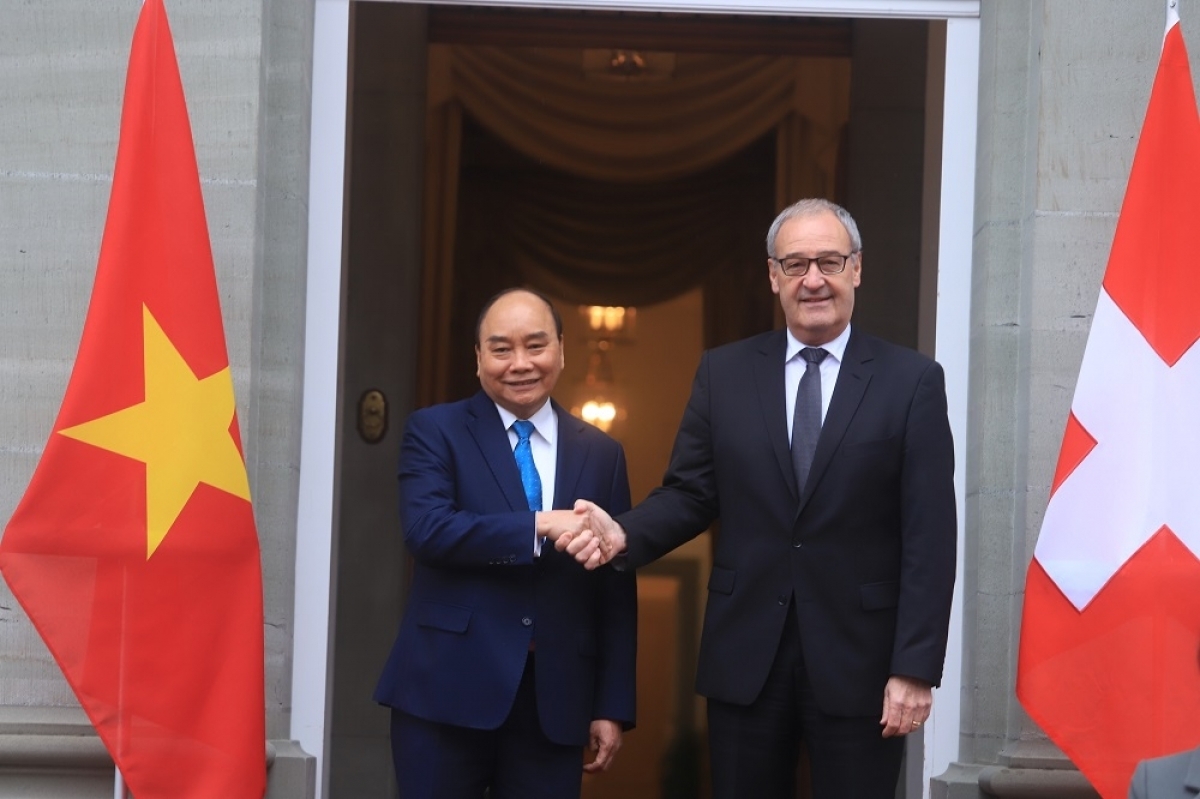 越南国家主席阮春福对瑞士的正式访问。 越南国家主席阮春福对瑞士的正式访问。