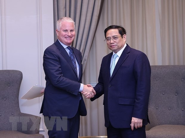 Thủ tướng tiếp lãnh đạo quỹ đầu tư, tập đoàn kinh tế Hoa Kỳ | Chính trị | Vietnam+ (VietnamPlus) Thủ tướng tiếp lãnh đạo quỹ đầu tư, tập đoàn kinh tế Hoa Kỳ | Chính trị | Vietnam+ (VietnamPlus)
