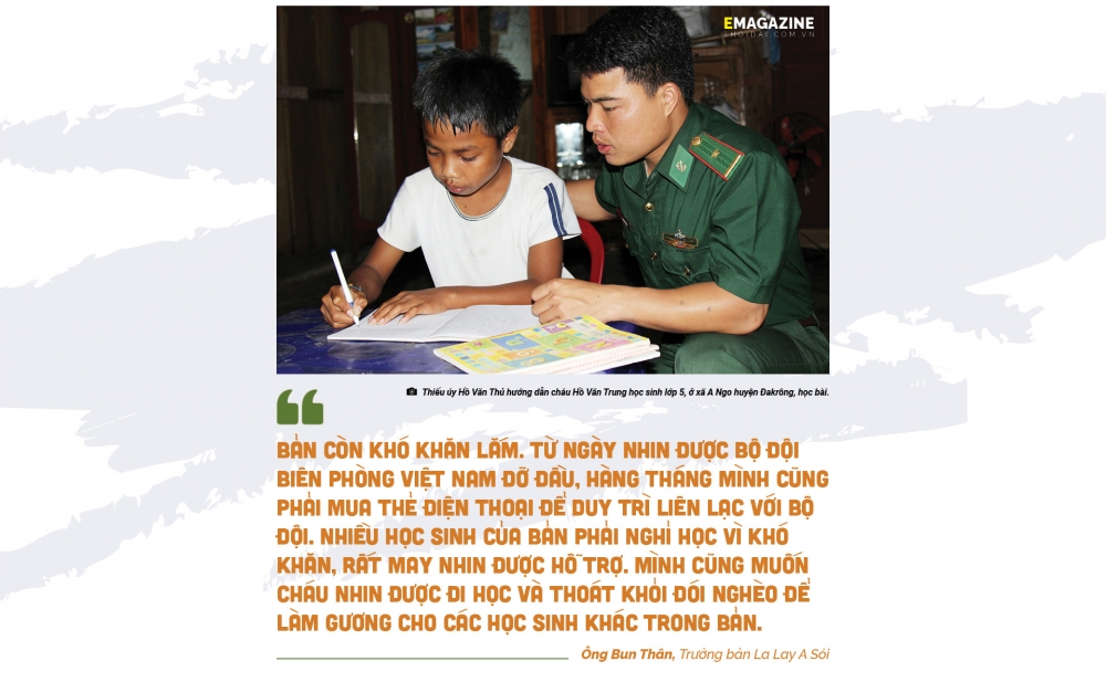 Những “ông Bụt” vai áo xanh Những “ông Bụt” vai áo xanh