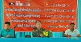 ມອບ-ຮັບ 5 ກິດຈະການຂອງກະຊວງປ້ອງກັນປະເທດຫວຽດນາມທີ່ຊ່ວຍເຫຼືອໃຫ້ລາວ