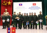 ຄະນະພະນັກງານກອງທັບປະຊາຊົນລາວ ຢ້ຽມຢາມ ແລະເຮັດວຽກຢູ່ໜັງສືພິມກອງທັບປະຊາຊົນຫວຽດນາມ