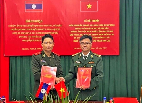 ຫວຽດນາມ-ລາວ ຍົກສູງປະສິດທິຜົນການຮ່ວມມືໃນການປົກປັກຮັກສາຊາຍແດນ ຫວຽດນາມ-ລາວ ຍົກສູງປະສິດທິຜົນການຮ່ວມມືໃນການປົກປັກຮັກສາຊາຍແດນ