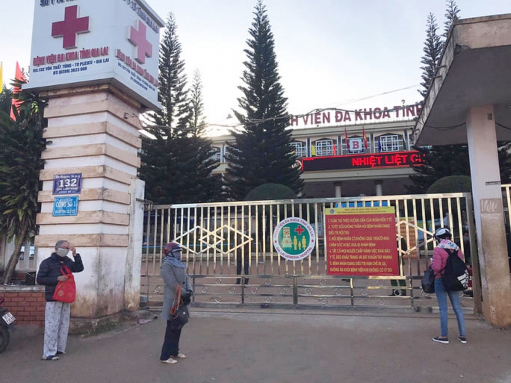 Phát hiện thêm trường hợp dương tính COVID-19, Bệnh viện Đa khoa tỉnh Gia Lai bị phong tỏa Phát hiện thêm trường hợp dương tính COVID-19, Bệnh viện Đa khoa tỉnh Gia Lai bị phong tỏa