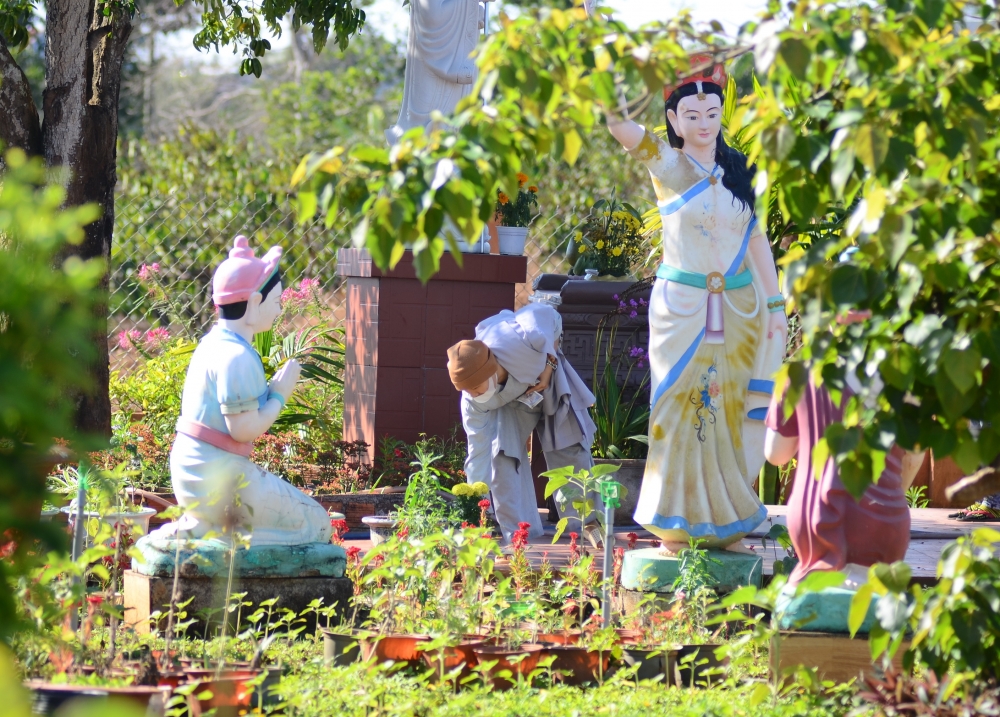 Đầu xuân ở chùa làng Đầu xuân ở chùa làng