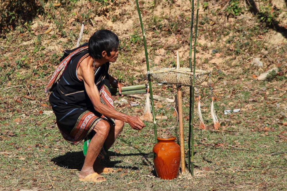 Mùa xuân cúng nước của người Rơ Ngao Mùa xuân cúng nước của người Rơ Ngao