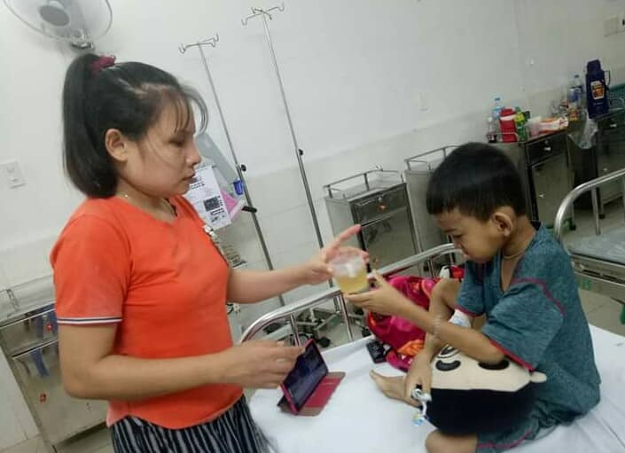 la thu me gui con ung thu dam nuoc mat o phu yen