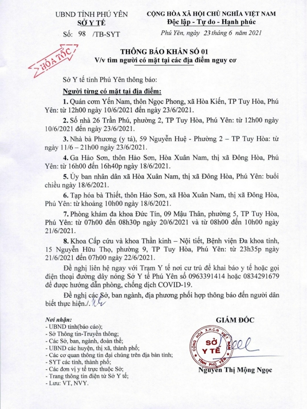 Phú Yên giãn cách xã hội TP Tuy Hòa khi ghi nhận 8 ca nhiễm cộng đồng Phú Yên giãn cách xã hội TP Tuy Hòa khi ghi nhận 8 ca nhiễm cộng đồng