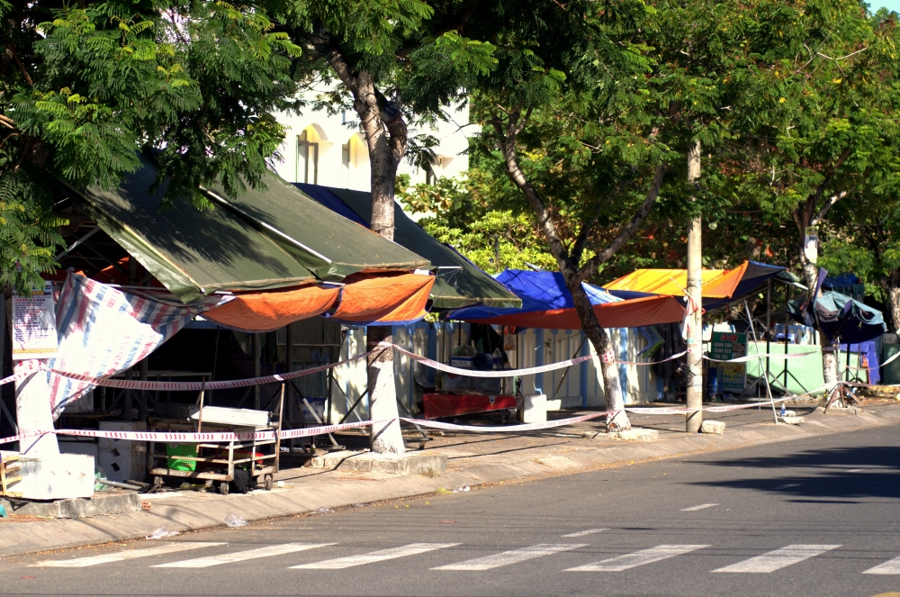 Một góc Đà Nẵng ngày đầu phong tỏa toàn thành phố Một góc Đà Nẵng ngày đầu phong tỏa toàn thành phố