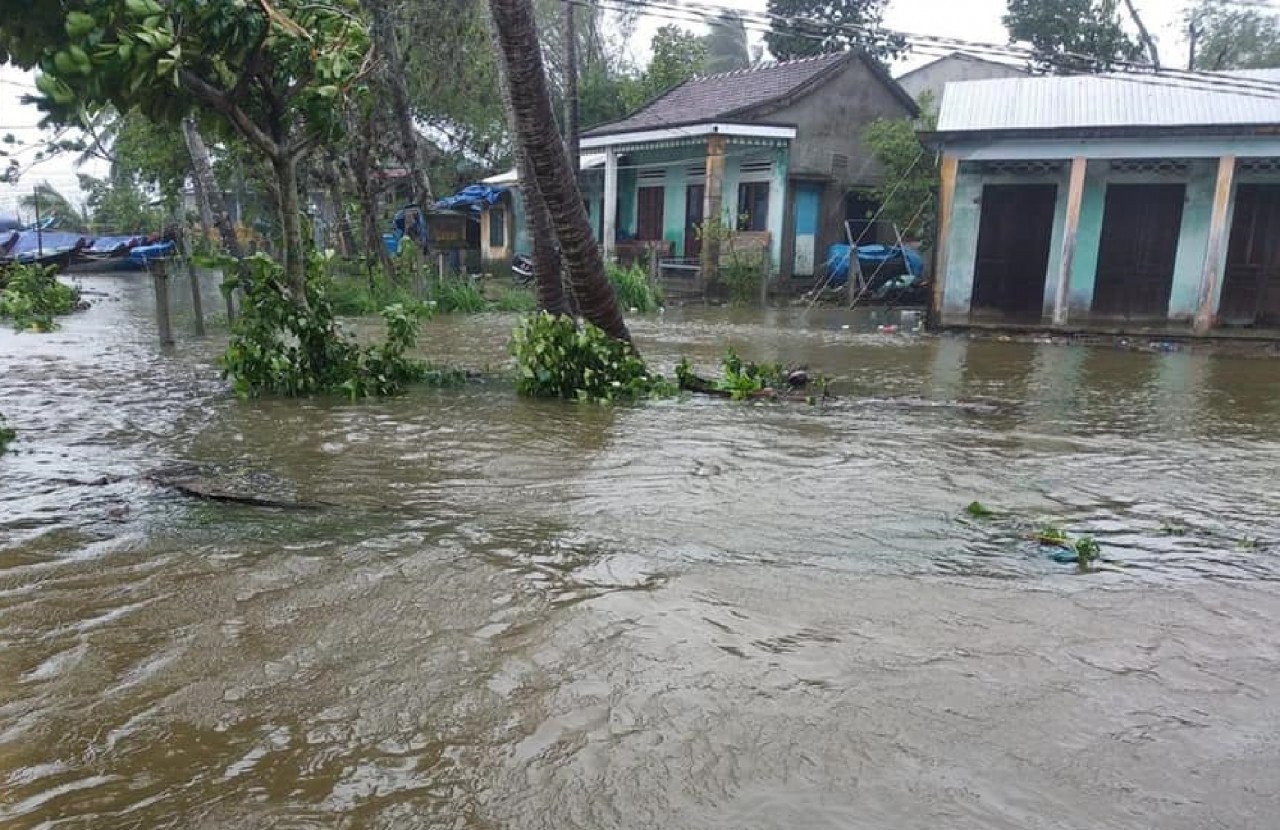 Quảng Nam mênh mông nước, người dân hối hả chạy lũ