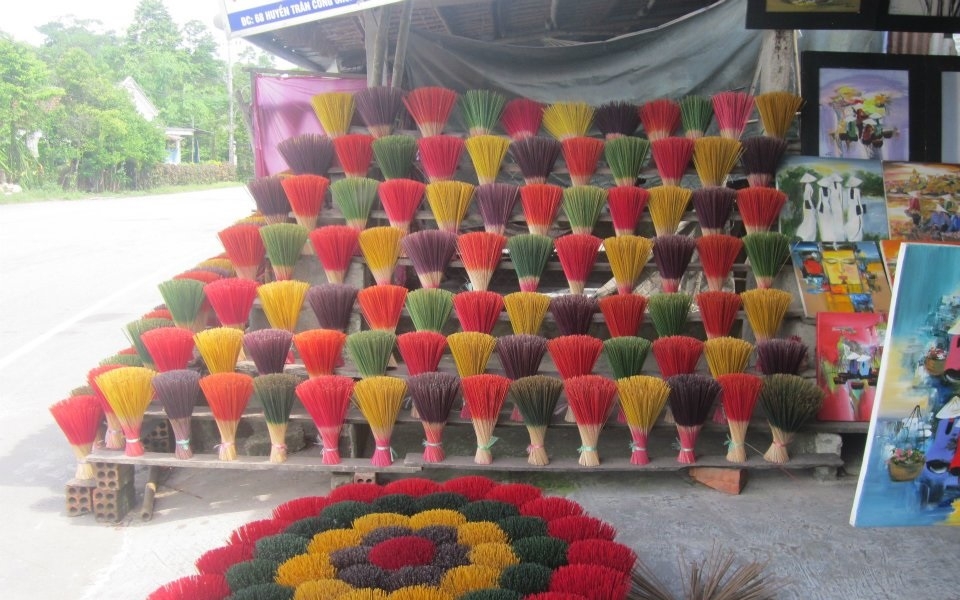 Làng hương truyền thống xứ Quảng tất bật vào vụ Tết lang huong truyen thong xu quang tat bat vao vu tet