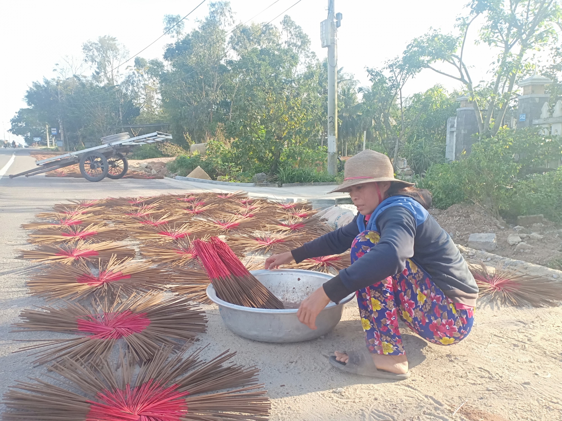 Làng hương truyền thống xứ Quảng tất bật vào vụ Tết lang huong truyen thong xu quang tat bat vao vu tet