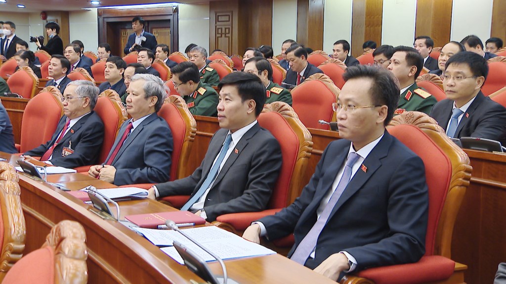 Hình ảnh Hội nghị lần thứ nhất Ban Chấp hành Trung ương khóa XIII Hình ảnh Hội nghị lần thứ nhất Ban Chấp hành Trung ương khóa XIII