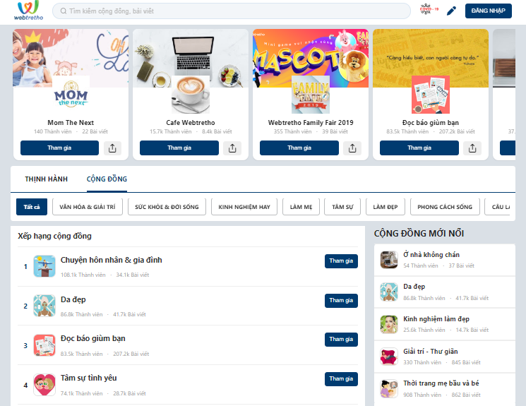 Webtretho mạng xã hội chuyên ngành, con đường riêng của chính mình webtretho mang xa hoi chuyen nganh con duong rieng cua chinh minh
