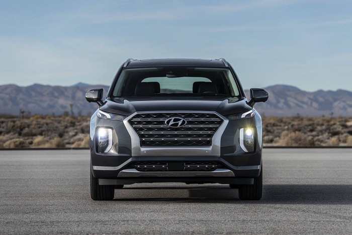 "Ông già gân" Hyundai Palisade 2019 lao xao Hà Nội hyundai palisade 2019 bat ngo lan banh tren pho ha noi