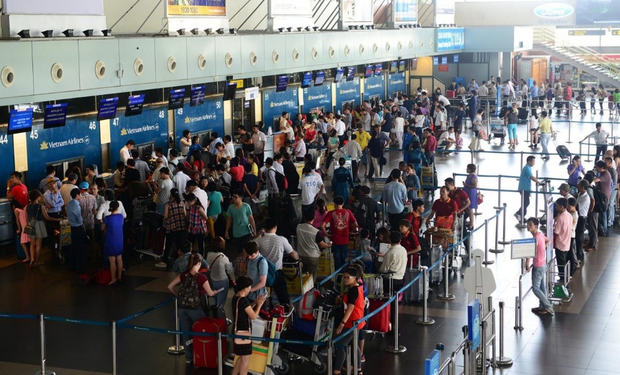Cháy bếp nhà hàng Sóng Việt tại nhà ga T2 Cảng hàng không Nội Bài chay bep nha hang tai nha ga t2 cang hang khong noi bai