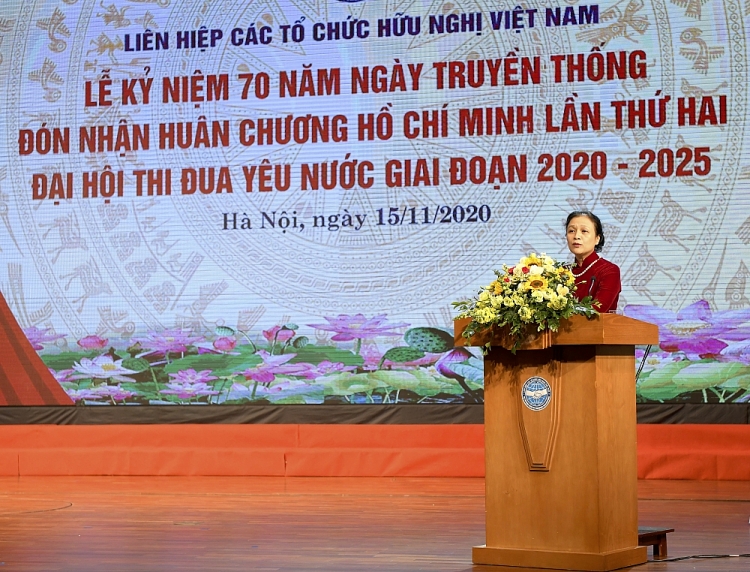 Toàn văn phát biểu của Chủ tịch VUFO Nguyễn Phương Nga tại Lễ Kỷ niệm 70 năm Ngày truyền thống Toàn văn phát biểu của Chủ tịch VUFO Nguyễn Phương Nga tại Lễ Kỷ niệm 70 năm Ngày truyền thống