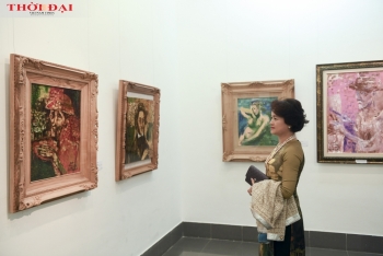 Triển lãm tranh vinh danh hoạ sĩ Bùi Xuân Phái thu hút nhiều sự quan tâm
