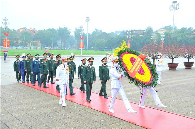 Lãnh đạo Đảng, Nhà nước vào Lăng viếng Chủ tịch Hồ Chí Minh Chú thích ảnh