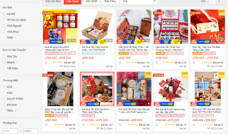 Hàng Việt "chiếm sóng" trên các sàn thương mại điện tử, phục vụ khách hàng xuyên Tết 2022 Hàng Việt "chiếm sóng" trên các sàn thương mại điện tử, phục vụ khách hàng xuyên Tết 2022