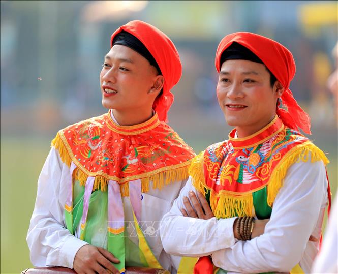 Về làng Triều Khúc xem điệu múa Bồng Chú thích ảnh