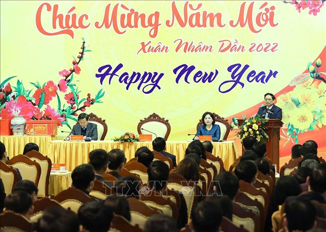 Thủ tướng: Ngành Ngân hàng có vai trò then chốt trong các cân đối lớn của nền kinh tế Chú thích ảnh